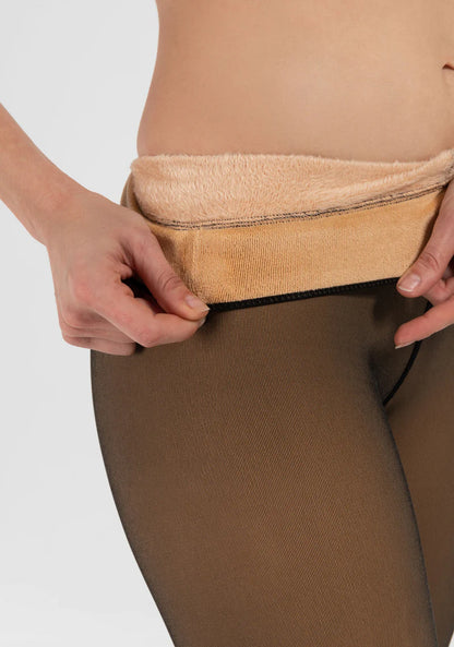WINTER SHEER-LOOK FLEECED Leggins
